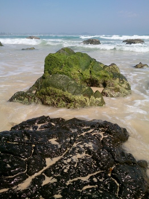 Kirra beach rocks