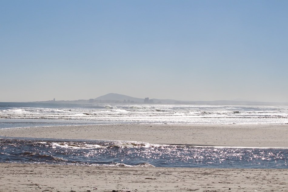smooth sand by the sea