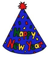Happy New Year Party drawing