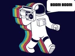 clipart of the Animated Astronaut