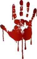 Bloody Hand drawing