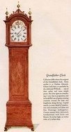 clipart of the vintage wooden clock