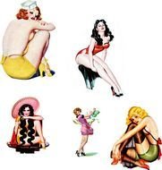 Pin Up Girls Png Panda Free Images