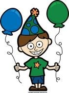 Home Free Birthday Balloons Boy