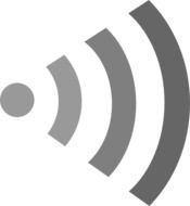 Wifi Logo Right Grey