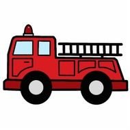 Cartoon Firetruck drawing