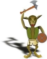 Axe Fantasy Goblin Monster Shield Warrior