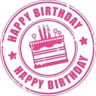 happy birthday sticker