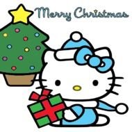 Hello Kitty Christmas Picture drawing