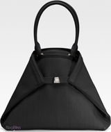 black bag on a white background
