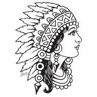 Indian Head drawing