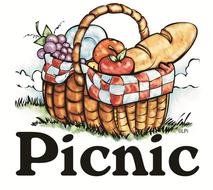 Set Picnic drawing