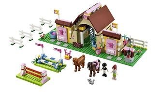 photo of lego stable