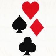 card suits as graphic illustration