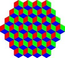3d Hexagon Pattern Download Vector Online