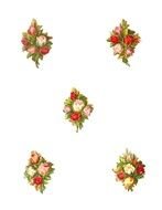 painted five flower bouquets