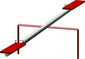 Clipart of the Teeter Totter