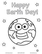 Happy Earth Day&rdquo; Coloring Page &ndash; Alice The Chalice