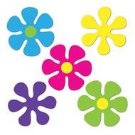 variety of colorful flowers for clipart