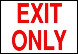 free exit sign