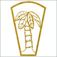 Palm Tree Giant Night Light Filigree By