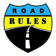 road rules sign