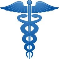 Caduceus Symbol Medical drawing