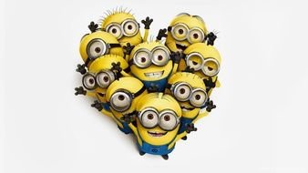 heart of minions as a picture for clipart