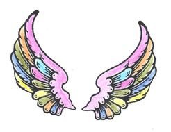 colorful Fairy Wings