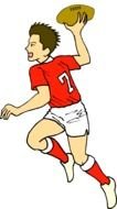 sport man drawing