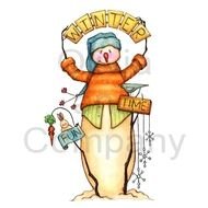 Winter Time Fun Country Snowman