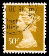 Stock Photo Vintage Uk Postage Stamp Free Images