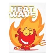 heat wave drawing