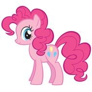 side view of Pinkie pie, my little pony character