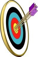 Arrows And Target drawing