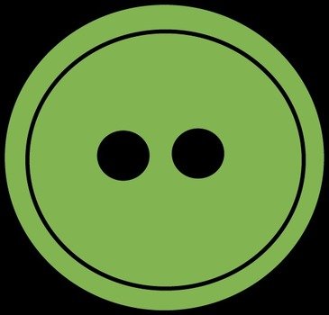 Green Button Image Large Sewing