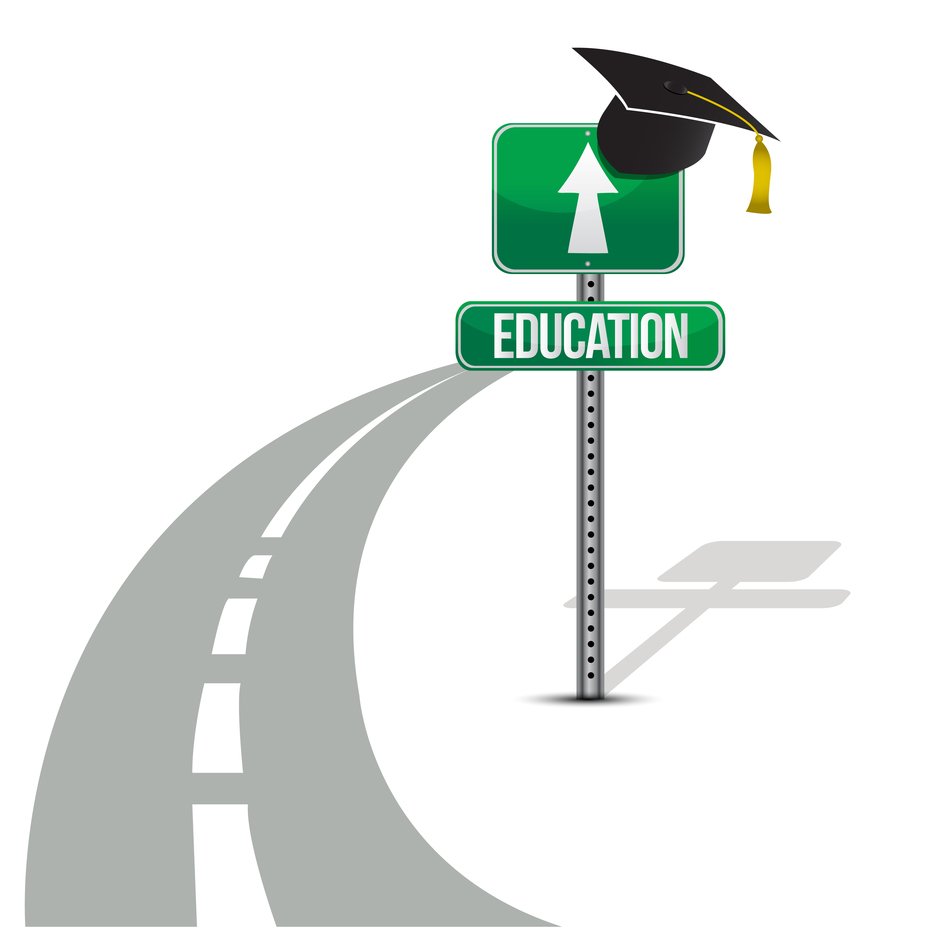 the road of education drawing