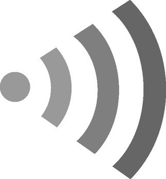 Wifi Logo Right Grey