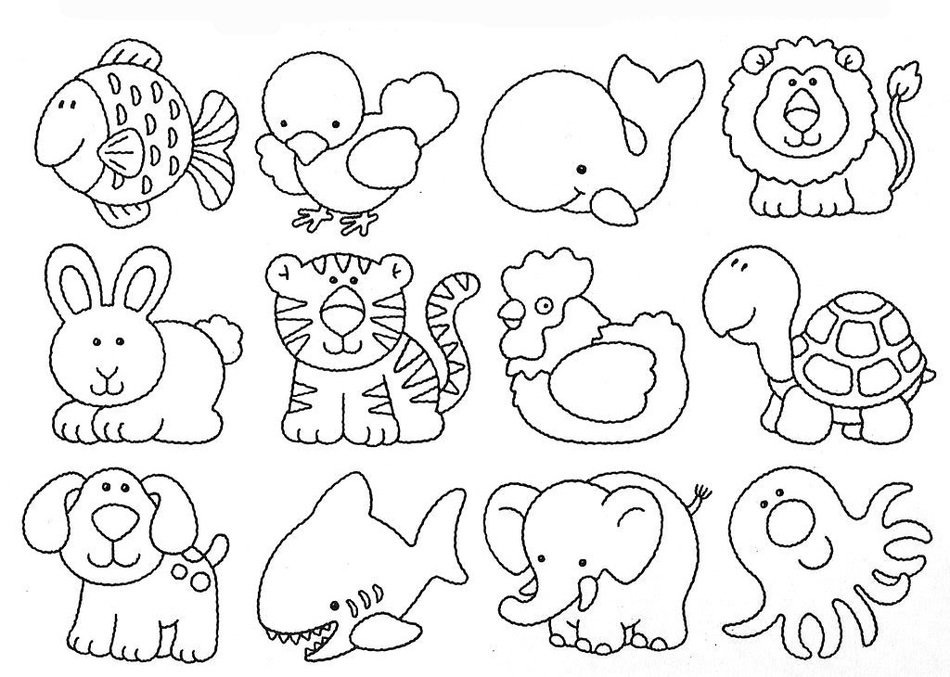 Mini Mart animals drawing