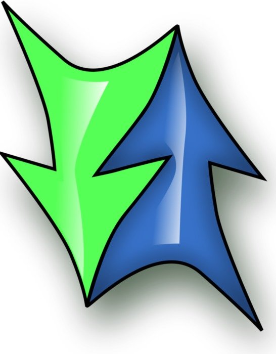 Double Arrow Vector