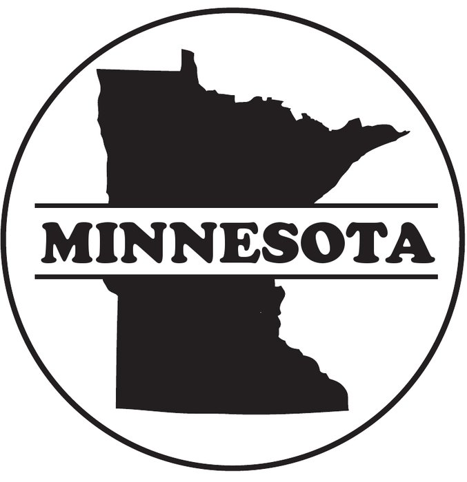 Clipart of Minnesota sign