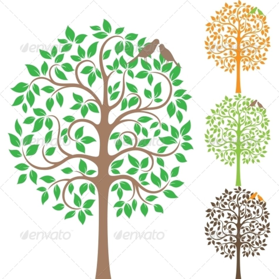 Animals Silhouette Tree Cartoon Birds Bird Branch