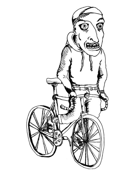 Fixed Gear Fixie Skid Drawingpng