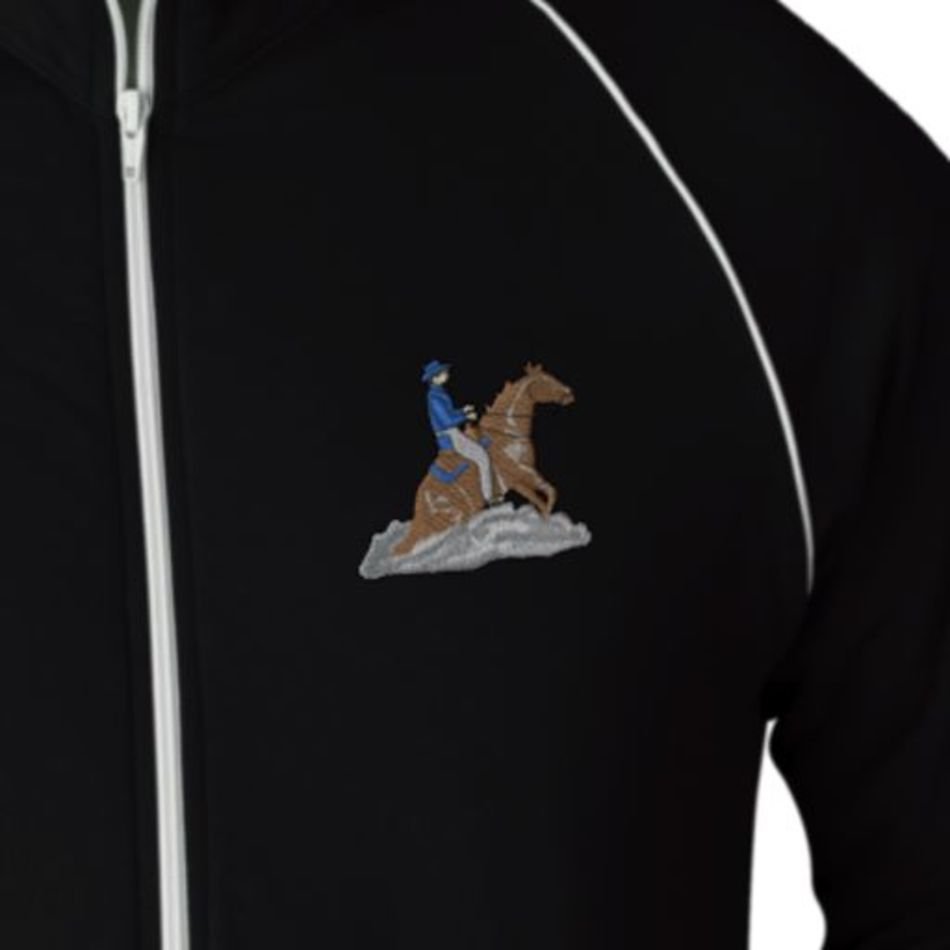 Reining Horse Outline Embroidered