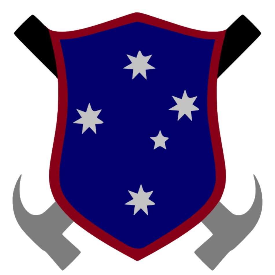 Shield Hammer Southern Cross At Clkercom Vector