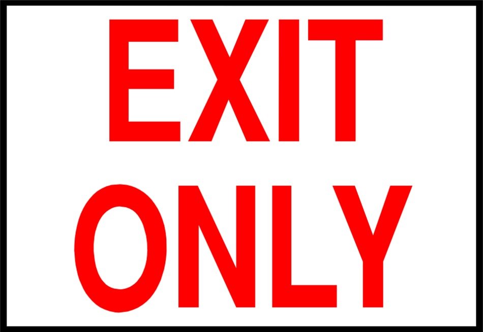 free exit sign