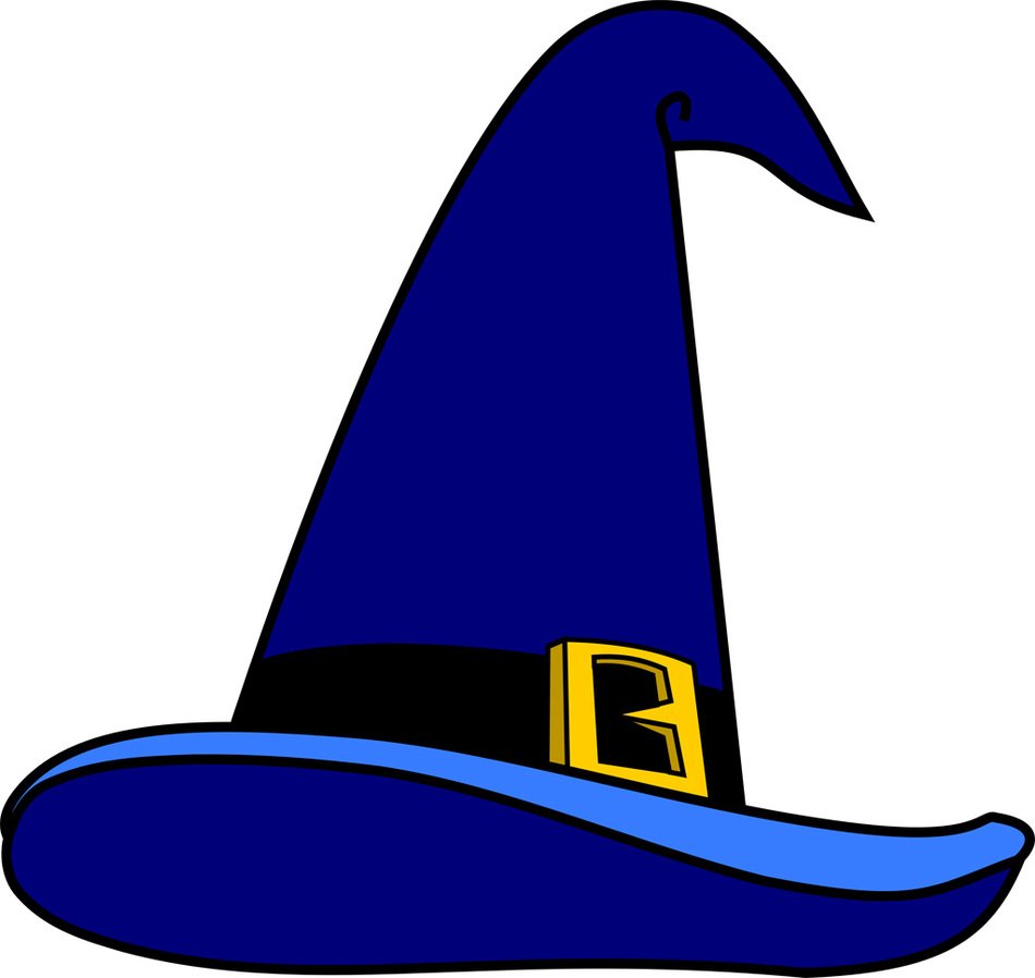 wizard's hat drawing