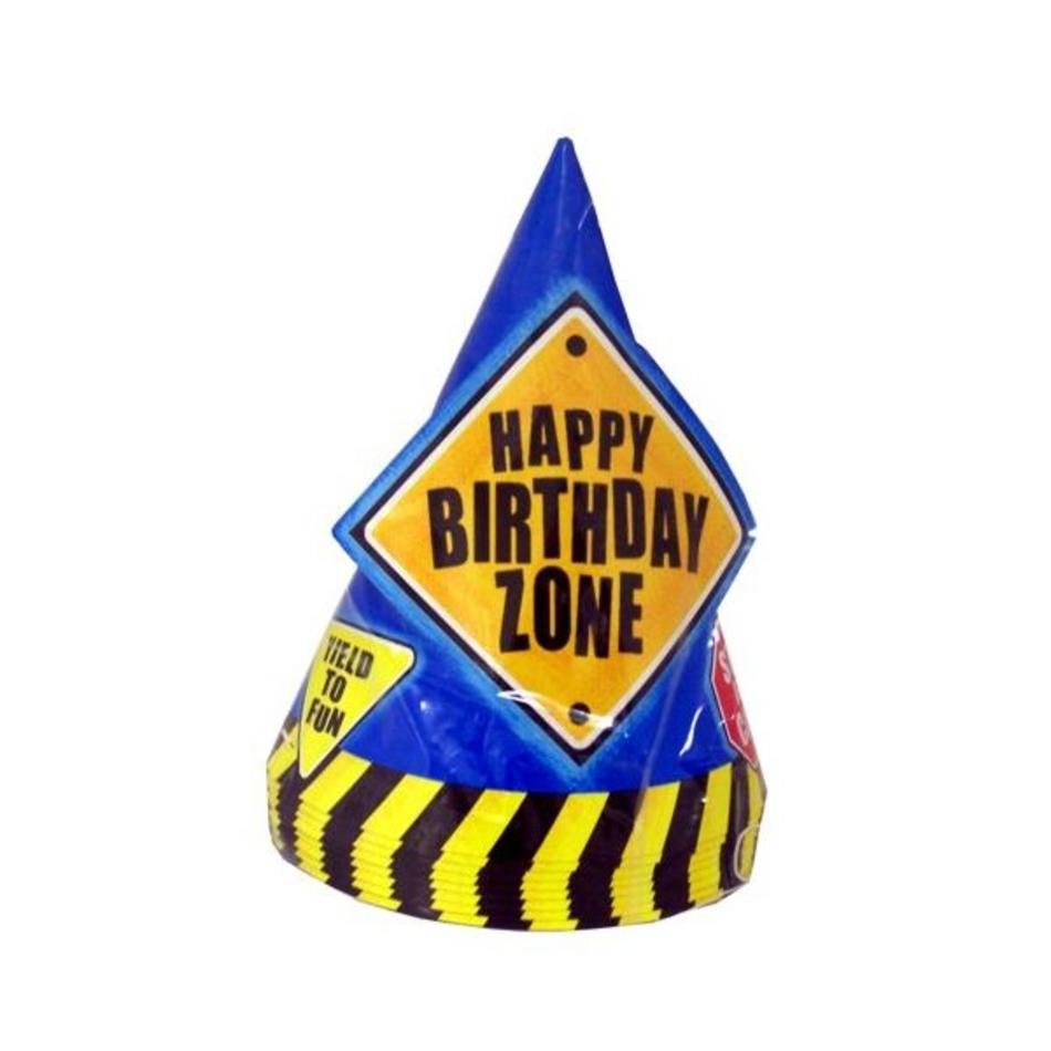 Art Transportation Signs Birthday Party Hats Case Pack Supplier