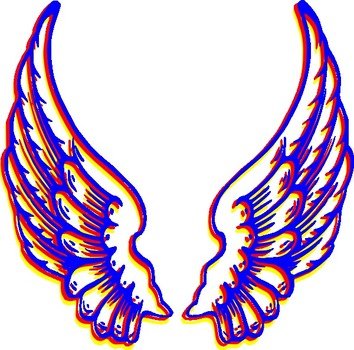 Colored Wings Png And Svg