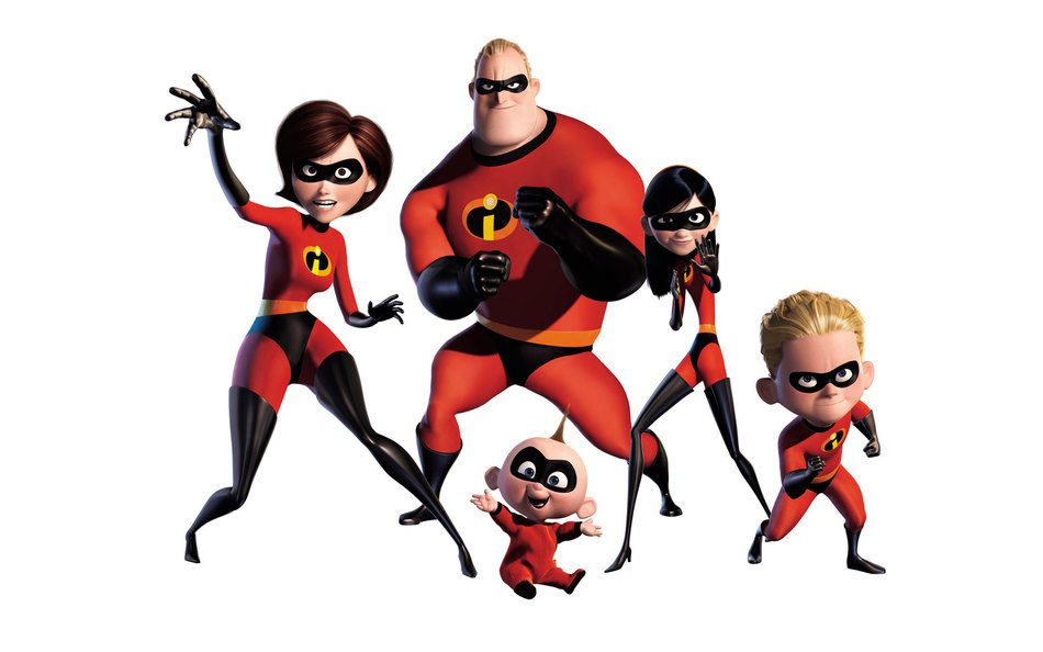 The Incredible Family, bunch of anime characters